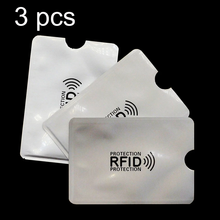3 шт. кредитной держатель для Карт RFID 2 Стиль ID банковской карты случае Блокировка