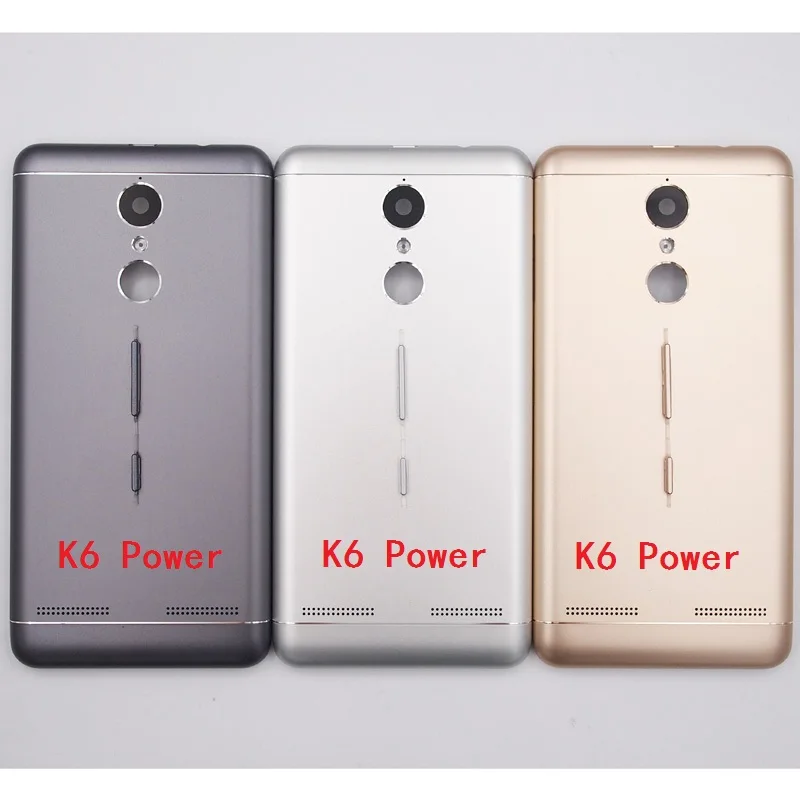 Новая задняя крышка батарейного отсека BaanSam корпус для Lenovo K6 Power K33a42 с кнопками