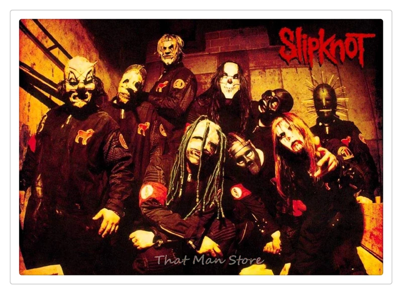 Slipknot тяжелый металл/рок-группа/белая крафт-бумага/Бар плакат/наклейки на стену/ретро-плакат/декоративная живопись - Цвет: Фиолетовый