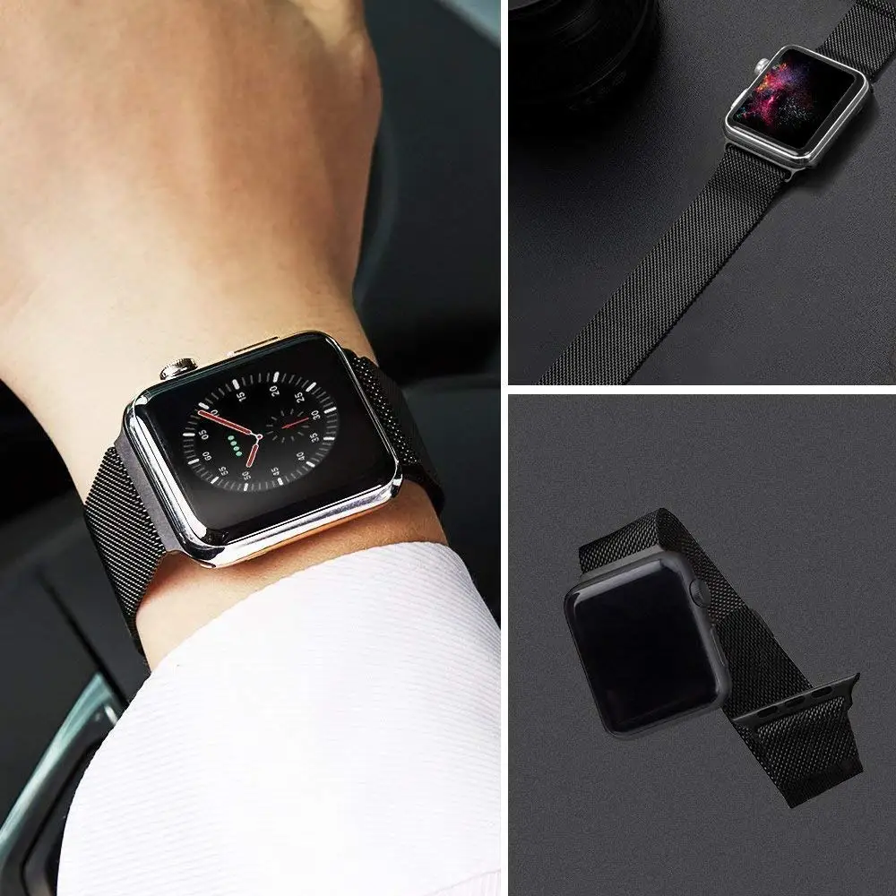 Essidi Миланский Браслет ремешок для Apple Watch серии 1 2 3 4 5 38 мм/40 мм 42 мм/44 мм петля для Iwatch 1 2 3 4 5