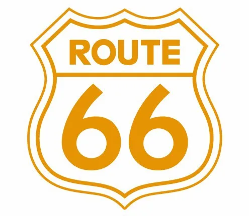 Поспешня Сделай Сам плакат Винтаж знаки дорога 66 номер наклейки Гостиная