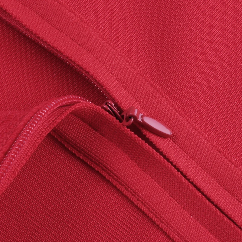 Ocstrade Vestidos Бандажное платье Новое поступление металлическое украшенное Сексуальное Красное Облегающее Бандажное платье женское вечернее платье в стиле знаменитостей