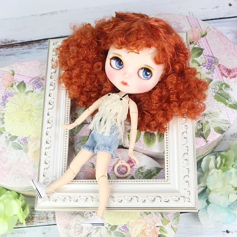 Кукла Blyth 1/6 шарнирное тело ручная роспись матовое лицо белая кожа супер милый explosio голова костюм 30 см DIY BJD SD игрушки подарок AB ручной набор