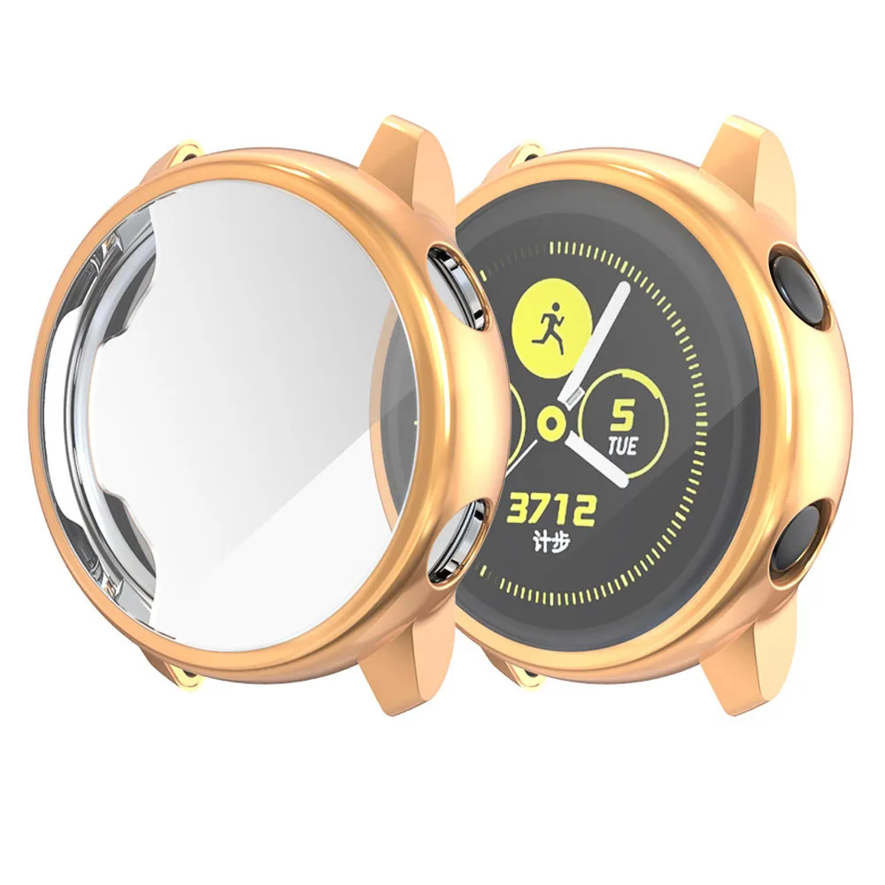 Защитный чехол для Samsung Galaxy Watch Active 40 мм защитный экрана с полным покрытием тонкая