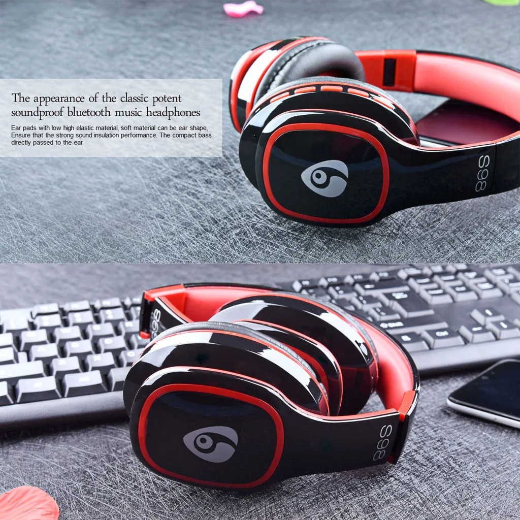 OVLENG S98 складная беспроводная гарнитура bluetooth наушники игровые с микрофоном для