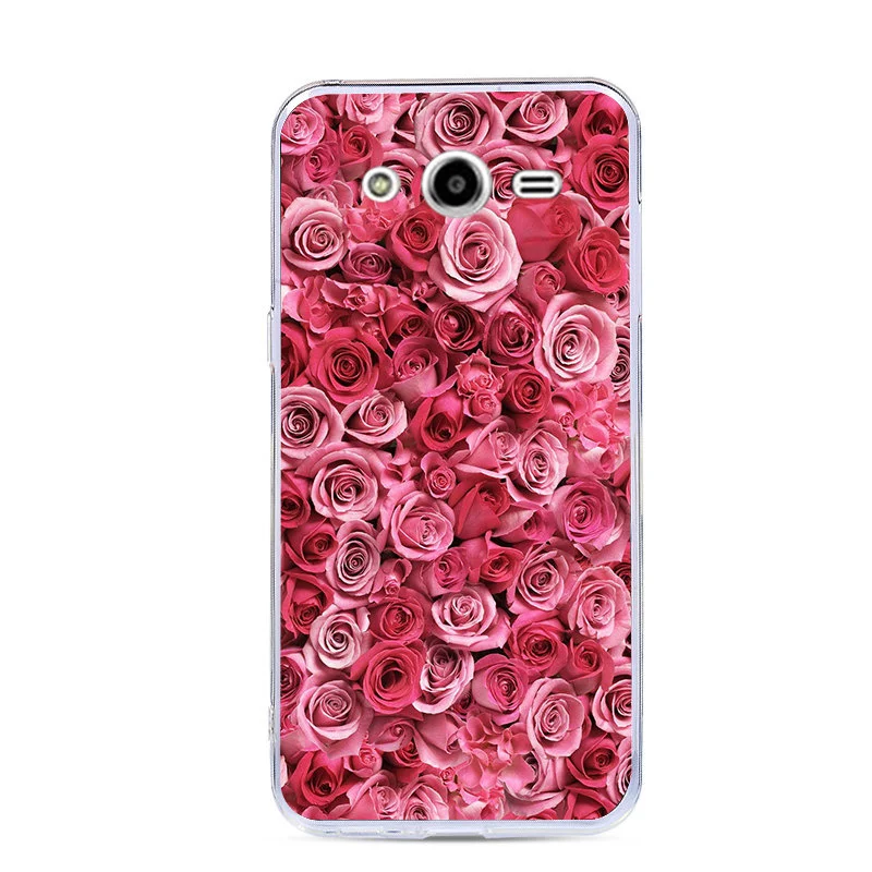 64 Для samsung Galaxy Core 2 Duos SM-G355H, DS, G355M, SM-G355h, ds Duos, 4,5 дюймов, чехол, мягкий силиконовый чехол, мультяшный цветок, чехлы для телефона, чехол s - Цвет: 64