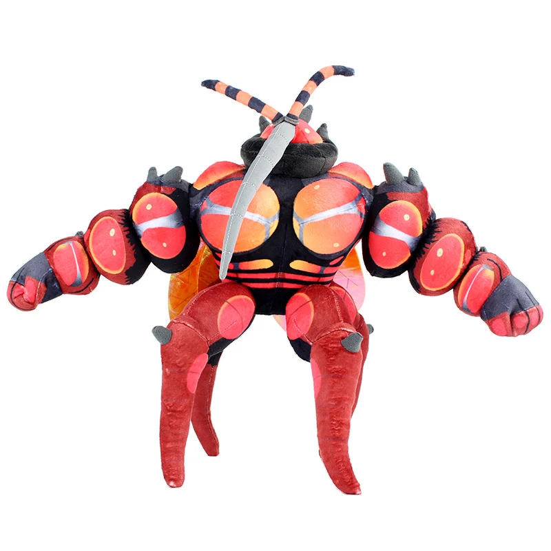 35cm Buzzwole Плюшевые игрушки Gliscor Pangoro Buzzwole Guzzlord Swampert Lucario Dodrio Hoothoot Ariados Armaldo мягкие куклы - Цвет: 35cm Buzzwole