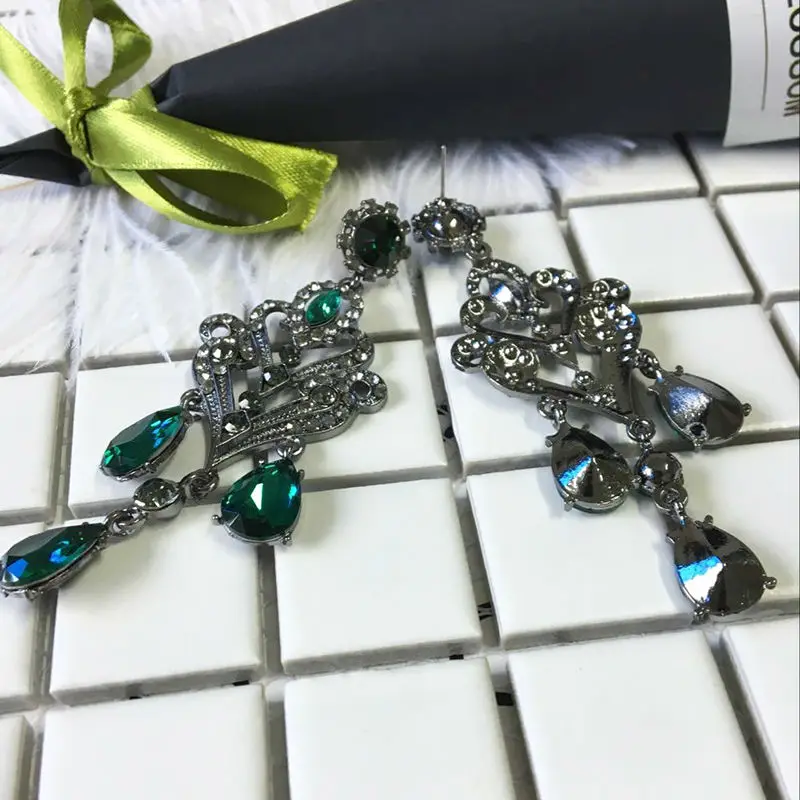 Винтажные серьги VEYO с кристаллами для женщин Классические висячие разы модные