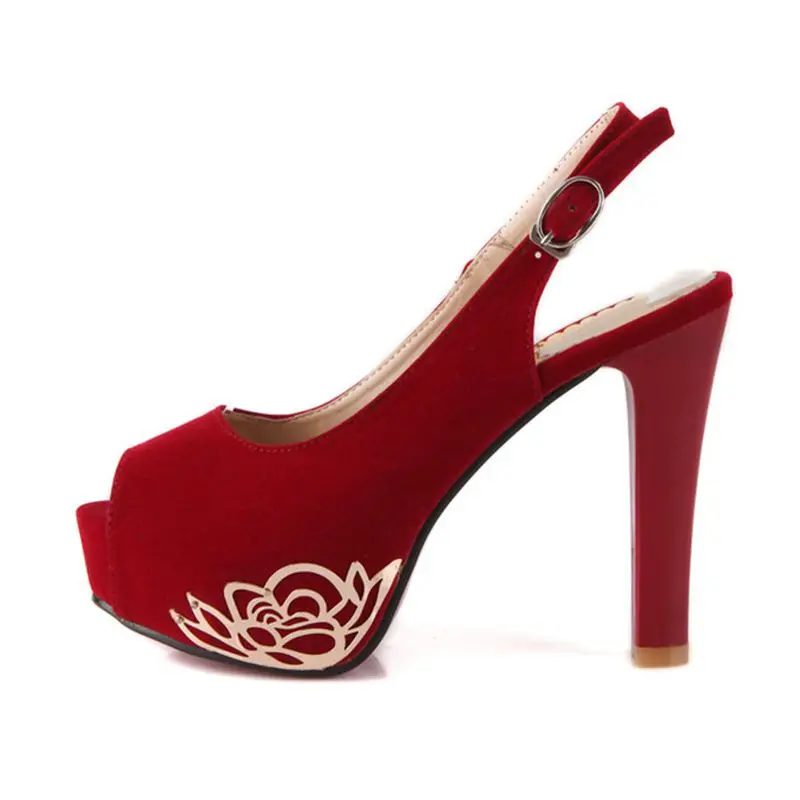 Женские босоножки на платформе большие размеры летний стиль 2017 | Обувь