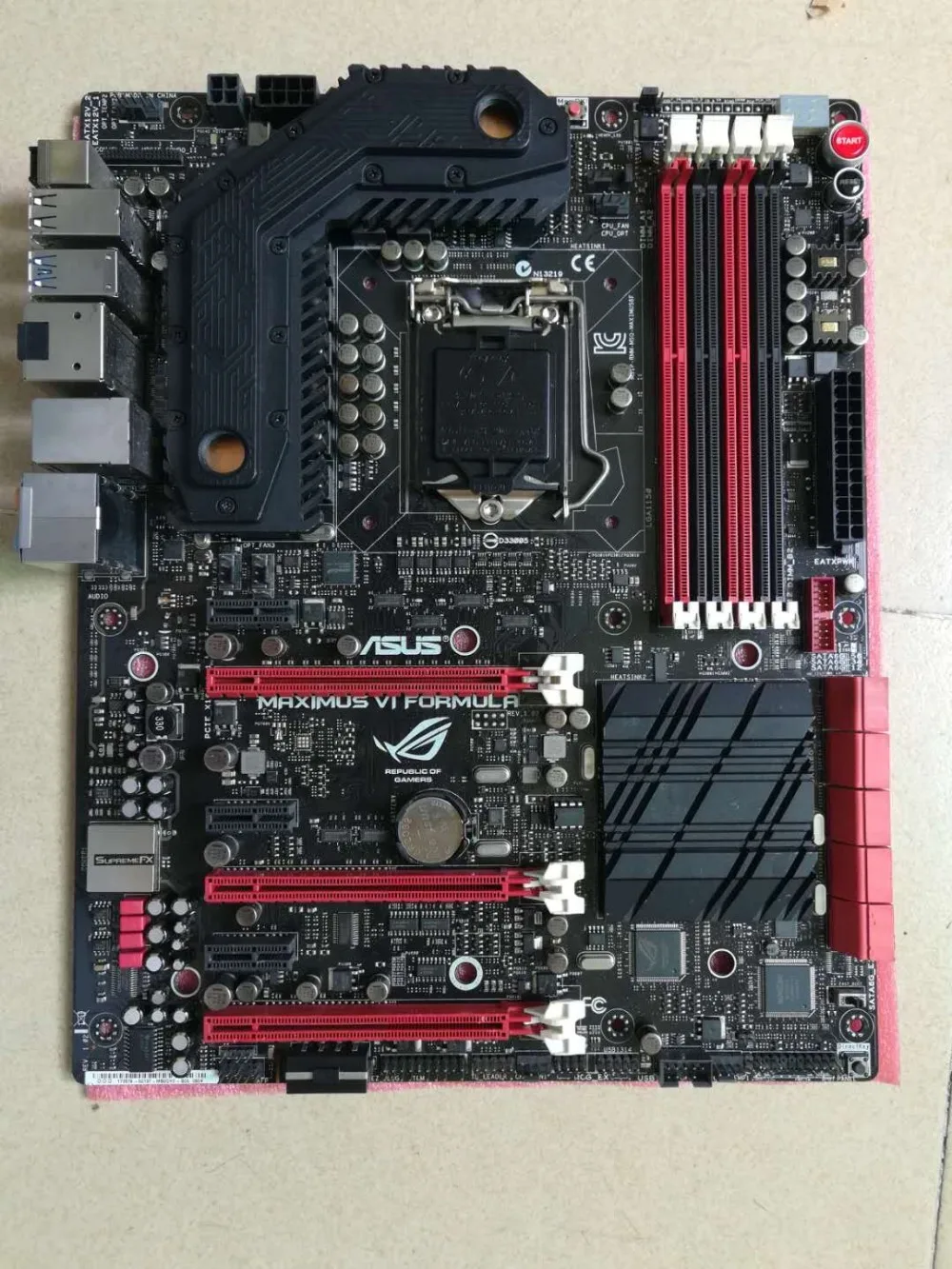Материнская плата Asus Maximus VI Formula настольная Z87 Socket LGA 1150 i7 i5 i3 DDR3 USB3.0|Материнские