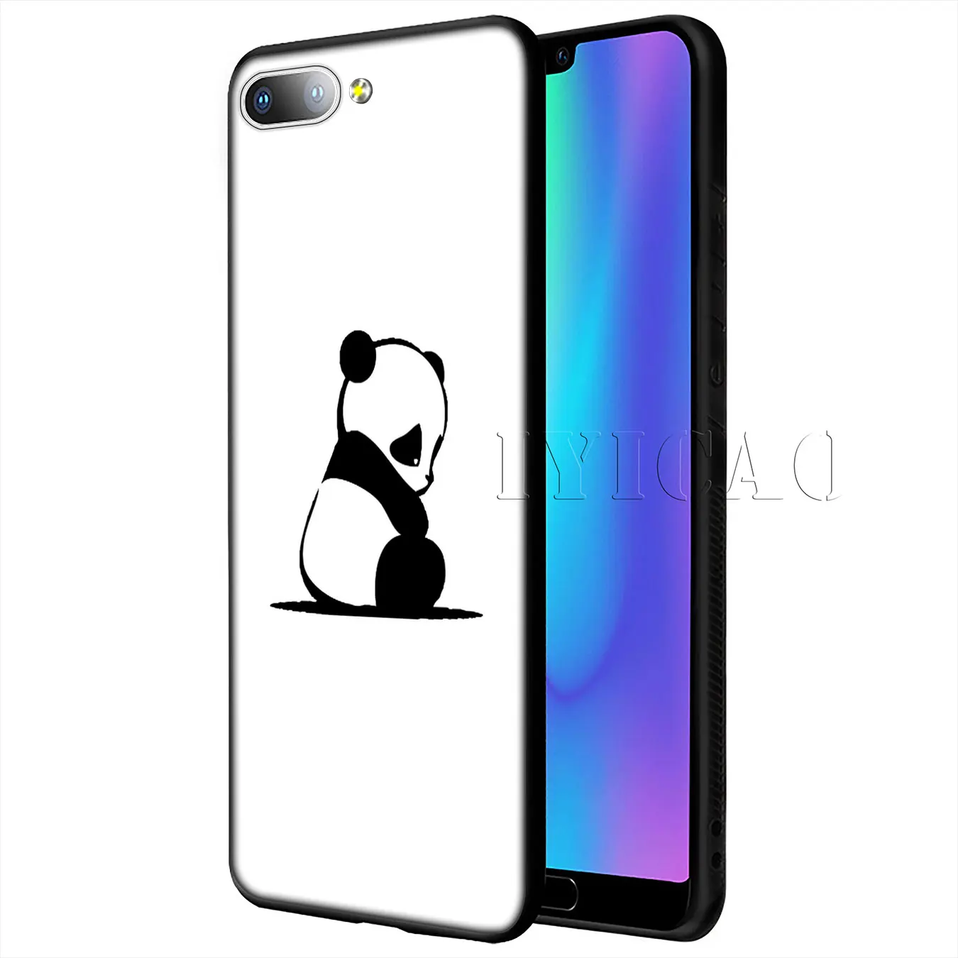IYICAO Милый Панда Новинка Мягкий силиконовый чехол для телефона Huawei Y9 Y7 Y6 Prime 2019 Honor