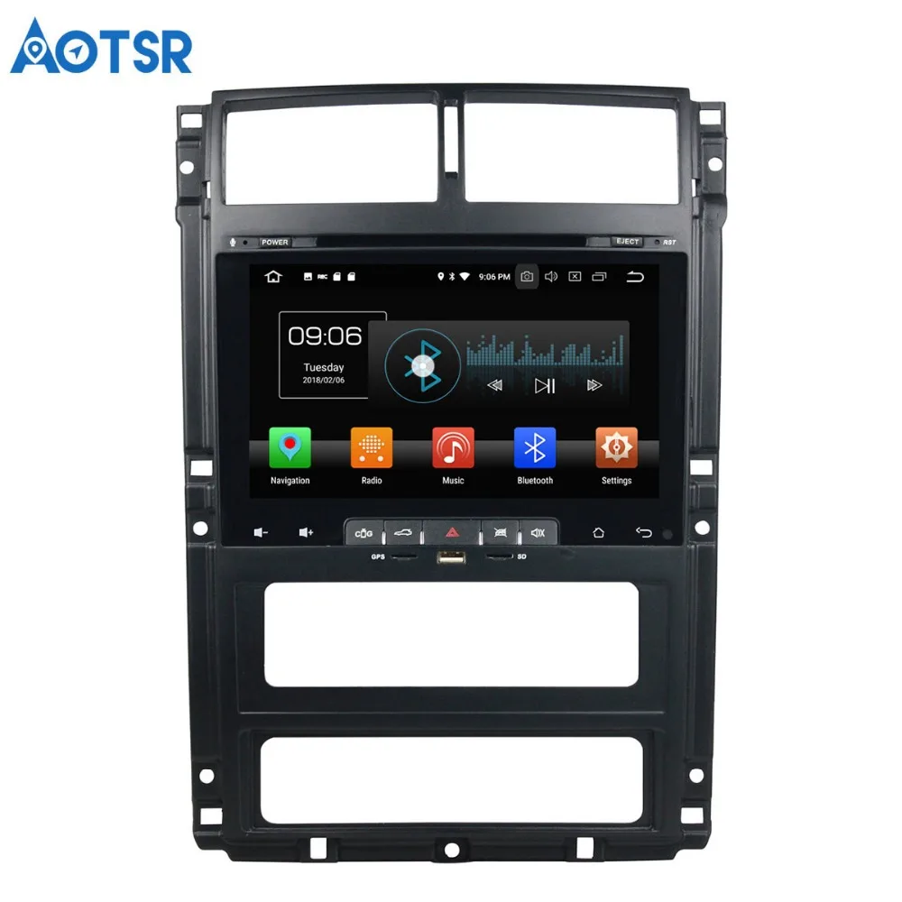 Автомобильный DVD плеер Aotsr Android 8 0 7 1 С GPS навигацией для Peugeot 405 мультимедийный