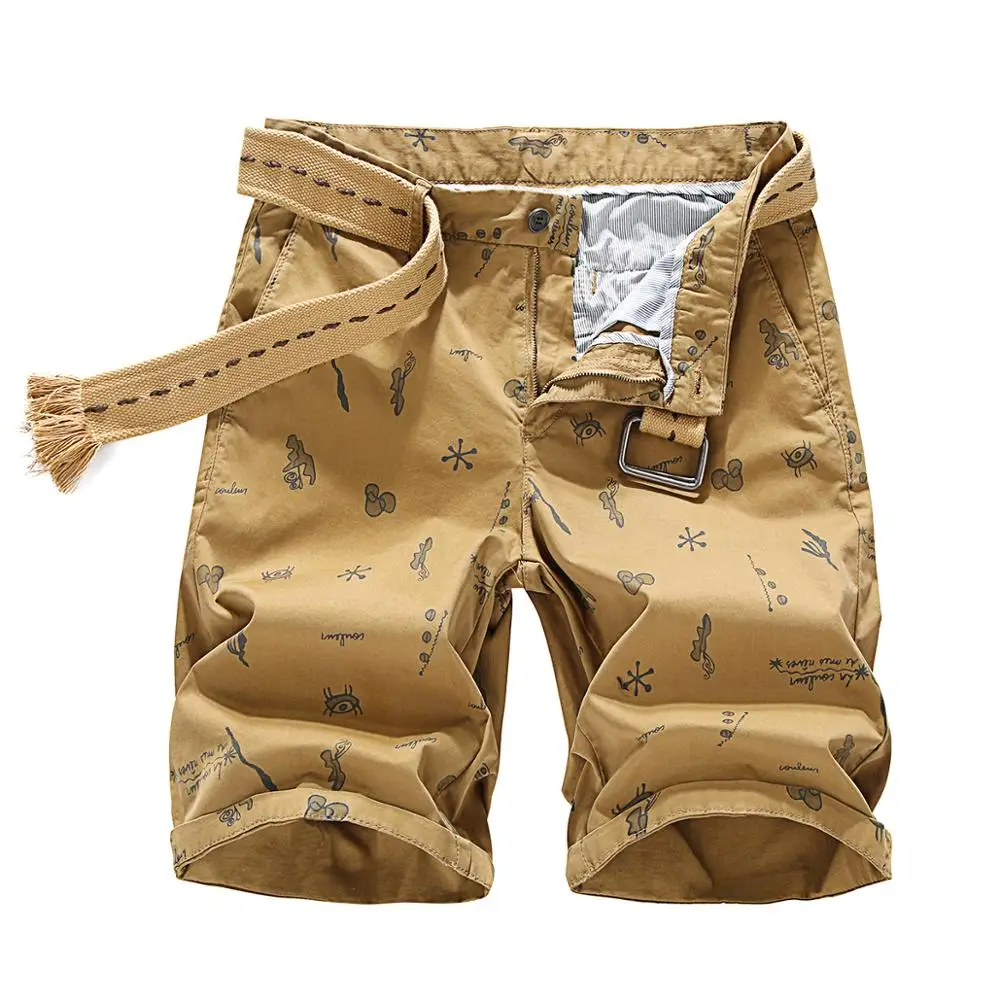 Mens Printed Casual Shorts Fashion Summer Camouflage Military Cargo Male Bermuda Cotton Short Sweatpants Clothing GA326 | Мужская одежда