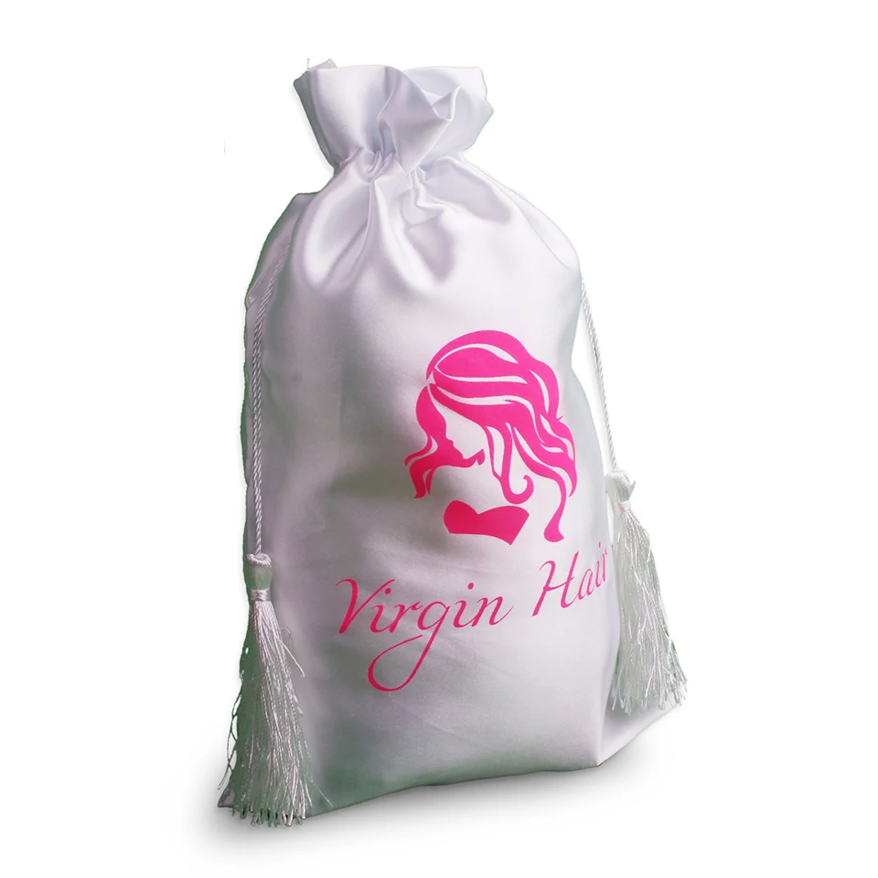 Массовый запас атласные мешки для подарочной упаковки волос шелковые на шнурке