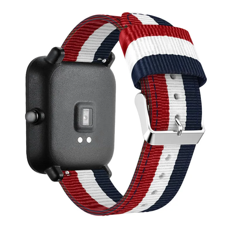 Ремешок нейлоновый для смарт часов Xiaomi Huami Amazfit Bip Lite Youth/GTR 42 мм/GTS 20