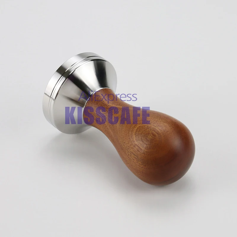 Темпер для кофе молоток порошка основание из нержавеющей стали деревянная ручка