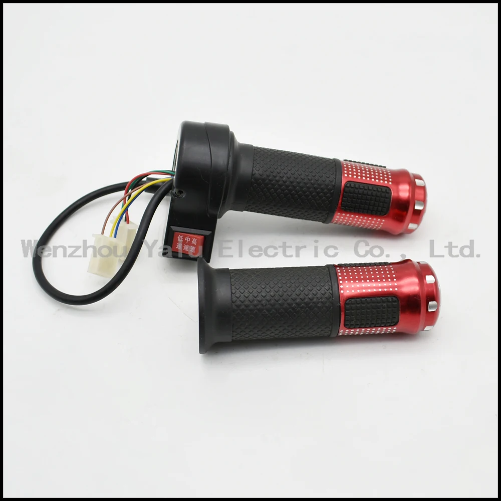 22mm electric bicycle speed control color aluminum alloy turn high low and three acceleration throttle handle | Спорт и развлечения