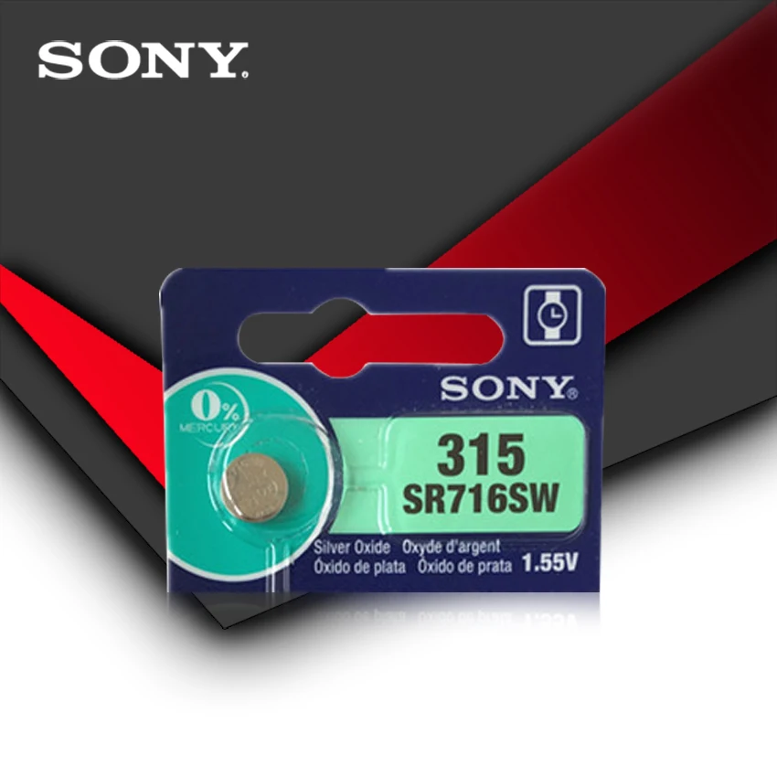 1 шт. sony 315 SR716 SR716SW EP2012 D315 батареи для сотовых кнопок оксид серебра для мужчин, женщин, детей часы Розничная карта