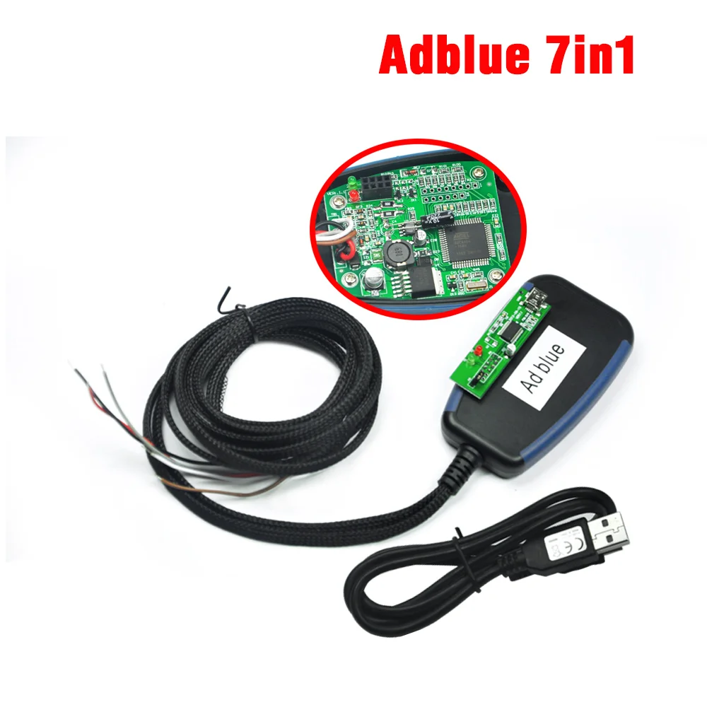 Эмулятор Adblue 9 в 1 для 9 грузовиков бренд SCR& NOX Box Professional Adblue 9в1 8в1 эмулятор полный чип - Цвет: adblue 7in1