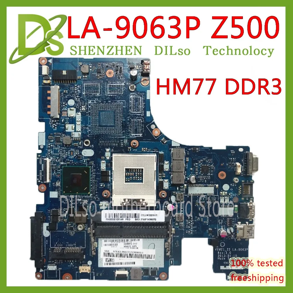 KEFU LA-9063P для Lenovo Z500 материнская плата ноутбука VIWZ1-Z2 без GPU DDR3 оригинальная 100%