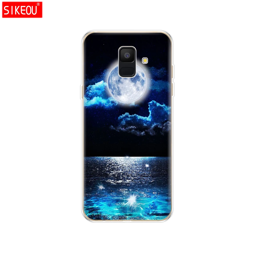 12063 Силиконовый чехол для samsung Galaxy A6 чехол Dual SIM SM A600 A600F для samsung A6 plus A605 A605F чехол защитный чехол - Цвет: 12063