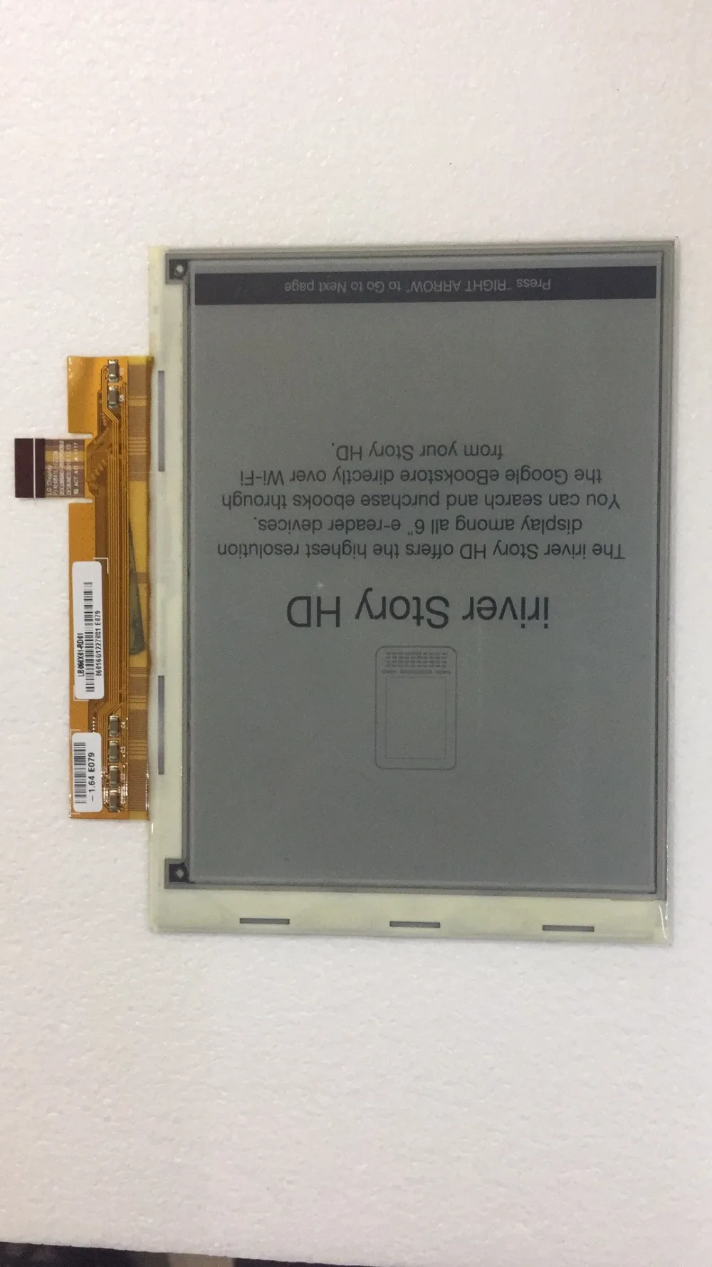 LB060X01-RD01 LB060X02-RD01 EINK Заводской чернильный экран для Digma S602 1026*768