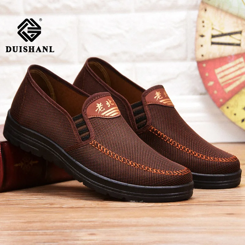 Cloth shoes men's soft bottom casual non-slip lazy sets of feet walking running driving | Обувь