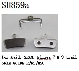 Дисковые велосипедные тормозные колодки для Shimano M375 M395 M486 M485 M416 M446 M515 M445 M525