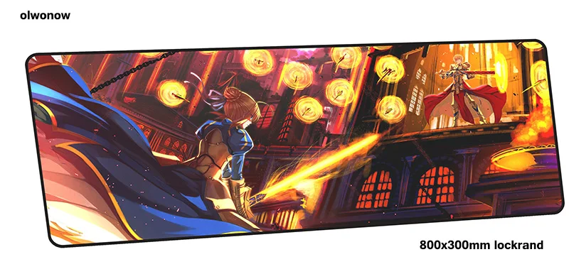 design 6 Fate коврик для мыши 80x30 см Новое поступление игровой коврик для мыши большой геймерский коврик аниме игровой компьютерный стол padmouse клавиатура большие игровые коврики - Цвет: design 6