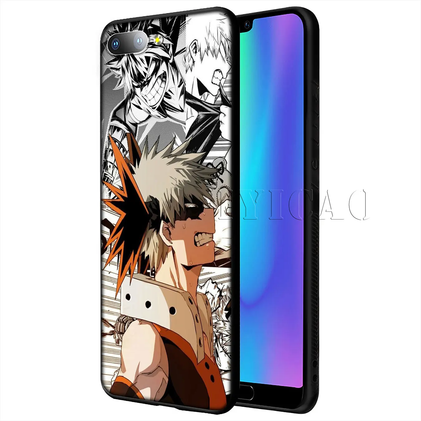 Мягкий силиконовый чехол IYICAO My Hero academic для Huawei Y9 Y7 Y6 Prime 2019 Honor 20 8C 8X 8 9 9X 10 Lite 7C 7X 7A Pro |