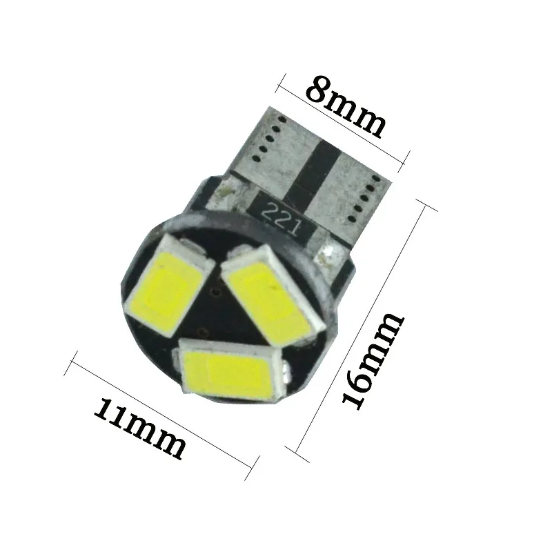 100 шт. автомобисветодиодный светодиодные лампы T10 PCB светодиодный 3 SMD 5630 5730 0 12 AMP 194