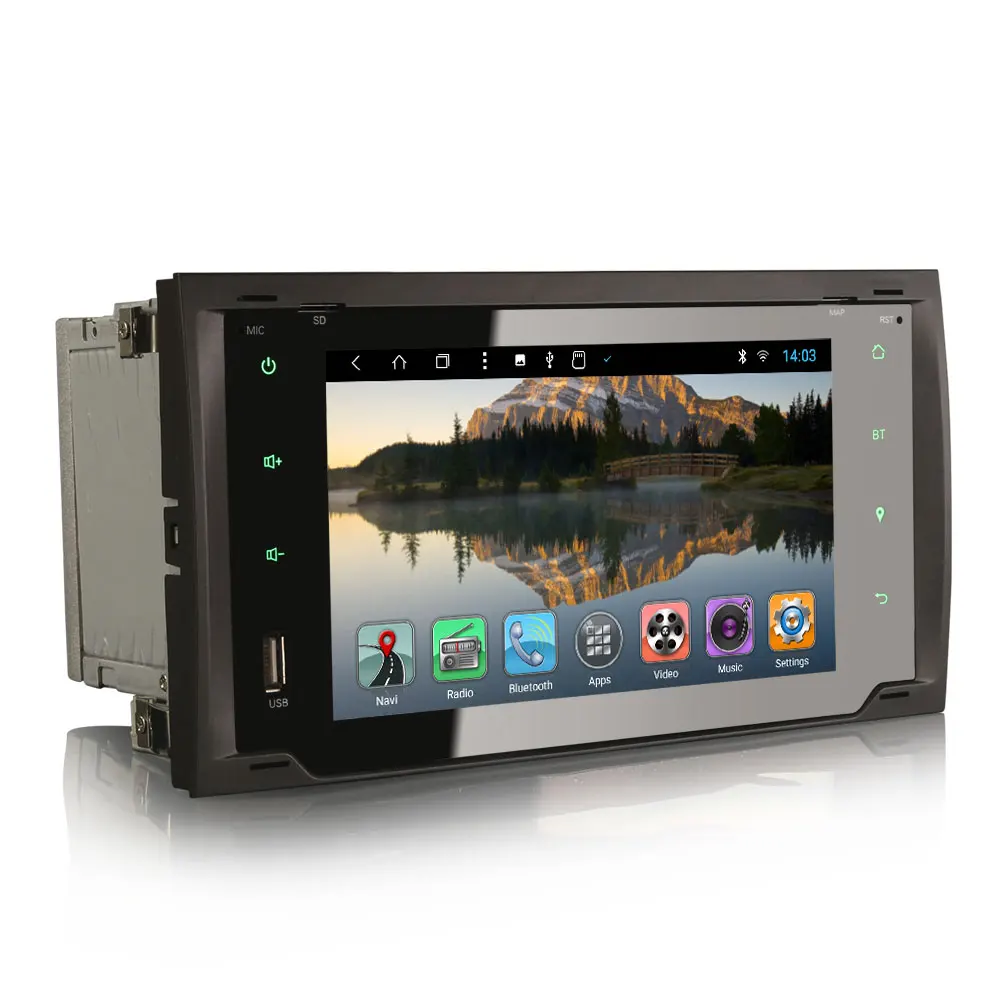 7 &quotAndroid 8 1 OS автомобильный мультимедийный навигатор gps радио для Ford Transit 2005-2011 и