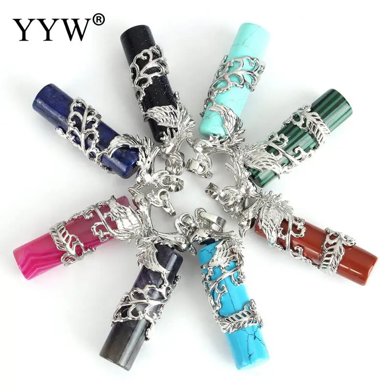 Подвески из драгоценного камня ювелирные изделия латуни Феникс натуральный и