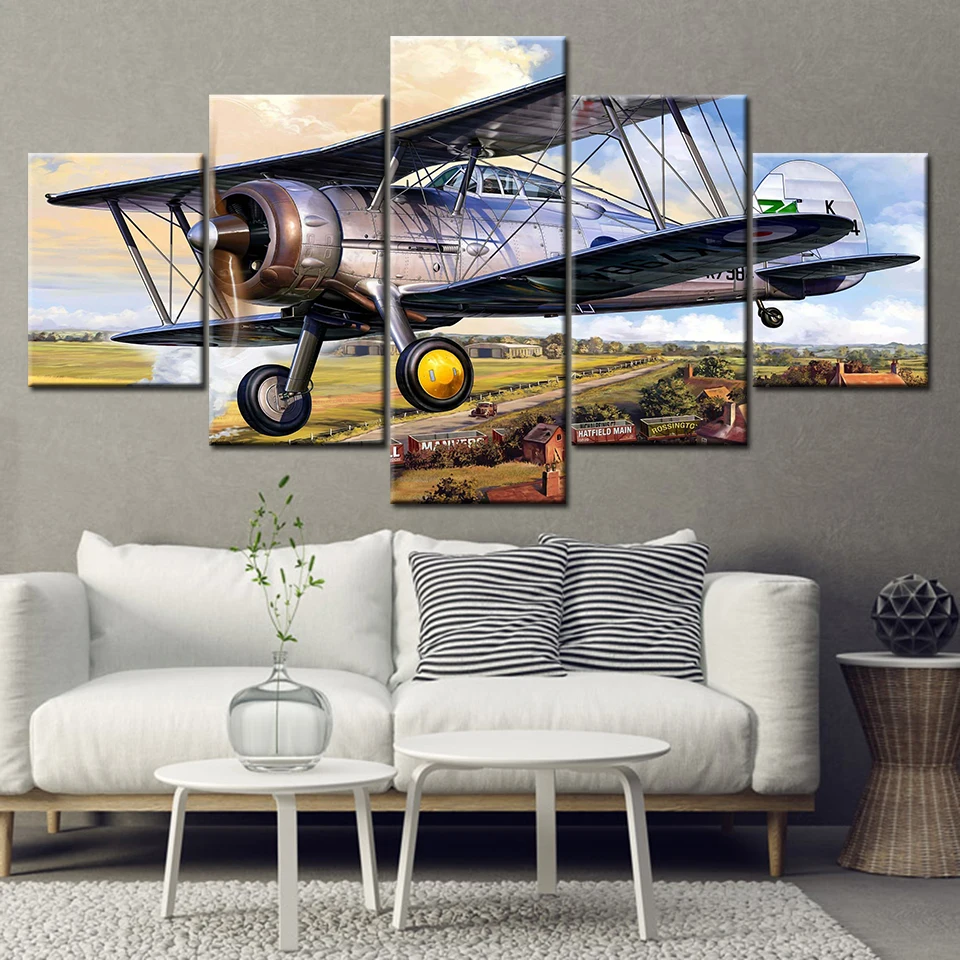 HD Wall Art Холст для изготовления репродукций и копий домашний декор Гостиная 5 штук