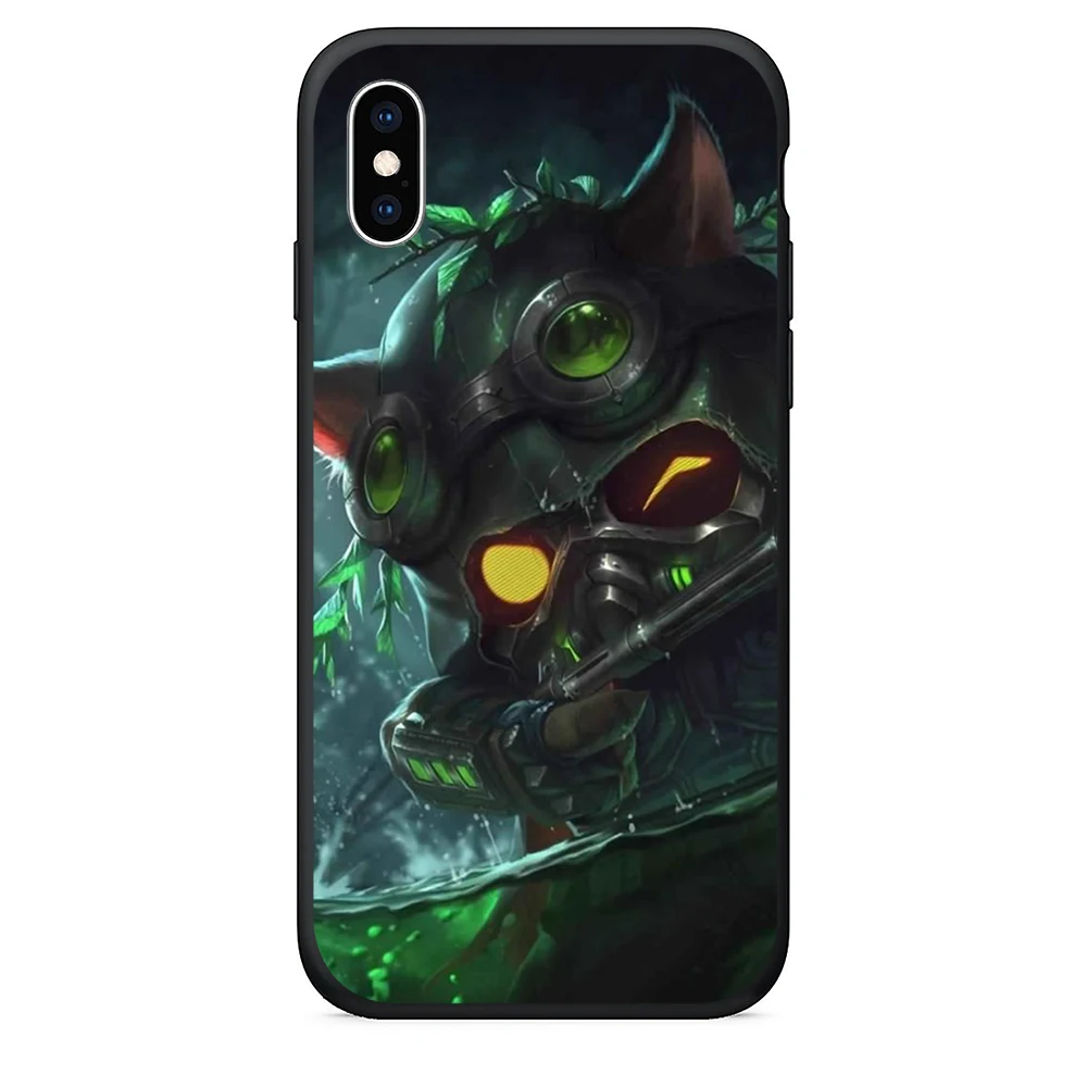 Чехол для телефона из ТПУ iPhone xr чехол League of Legends Teemo Ezreal 5 5S se 6 6s Plus 7 8 x xs max |