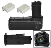 jintu vertical battery shutter grip holder 2pcs lp e8 kit for canon eos 550d 600d 650d rebel t2i t3i t4i dslr camera as bg e8