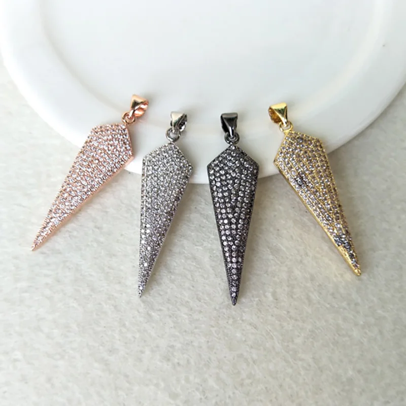 

10Pcs Tiny CZ crystal sword Charm,Handcrafted CZ zircon Stone Micro pave Pendant,Jewelry Finding For DIY necklace making PD594