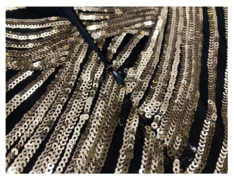 Женское Платье До Колена Liser Клубное облегающее платье золотистого цвета с