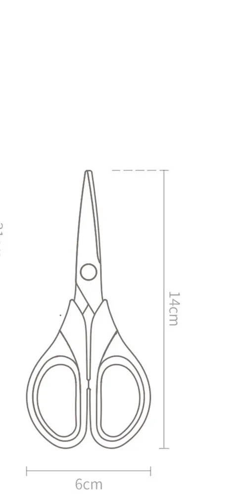 Small Scissors Xiaomi huohou титановые ножницы черные острые наборы швейная нить антикоррозийные Ножницы для обрезки листьев Триммер не инструменты скольжения комплект - Цвет: Small Scissors
