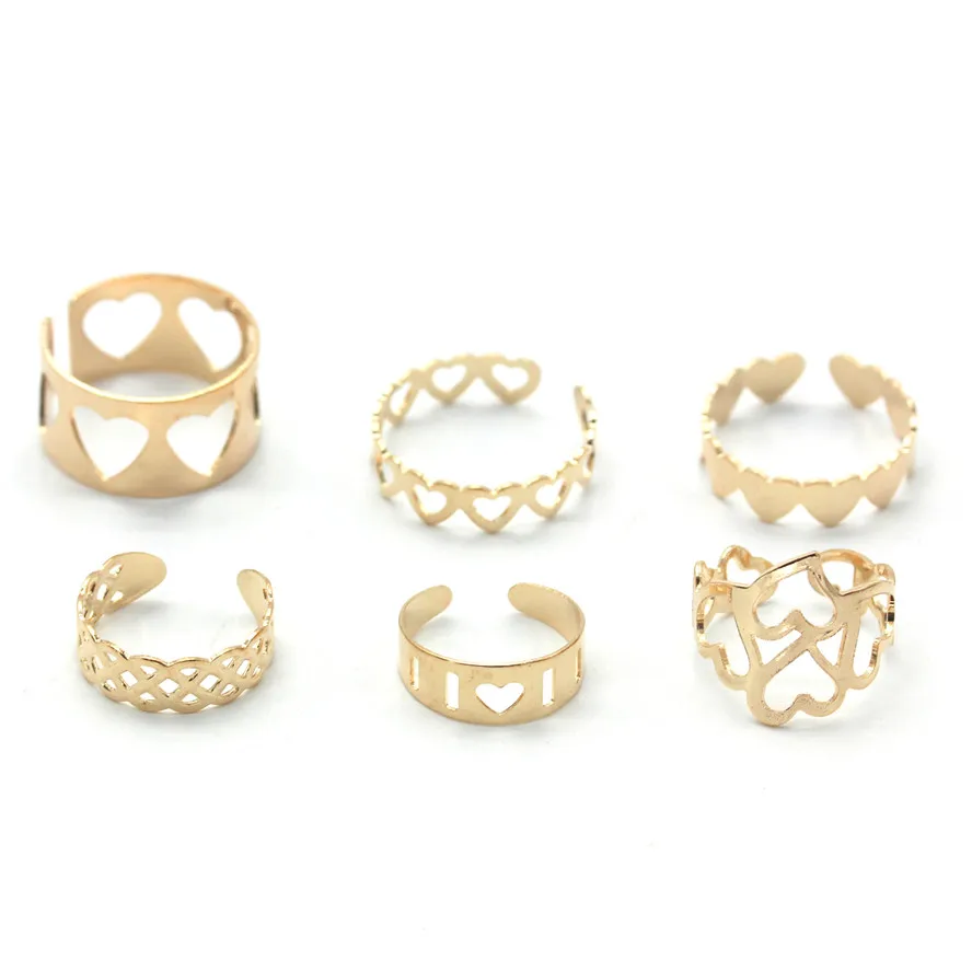 Женские богемные кольца высокого качества 6 шт./компл. из сплава|rings for women|ring forring