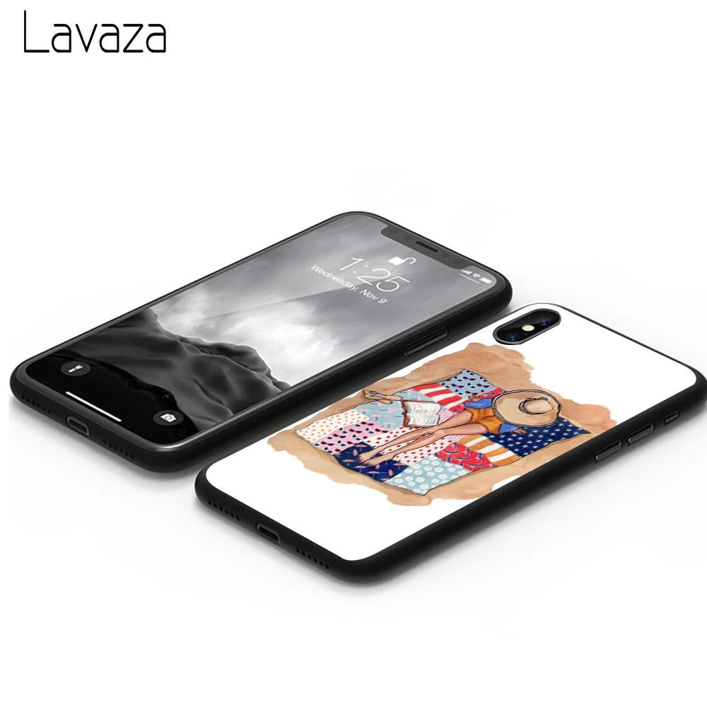 Lavaza VOGUE Рождество принцесса Девушка Мягкий ТПУ чехол для Apple iPhone 6 6S 7 8 Plus 5 5S SE X XS MAX