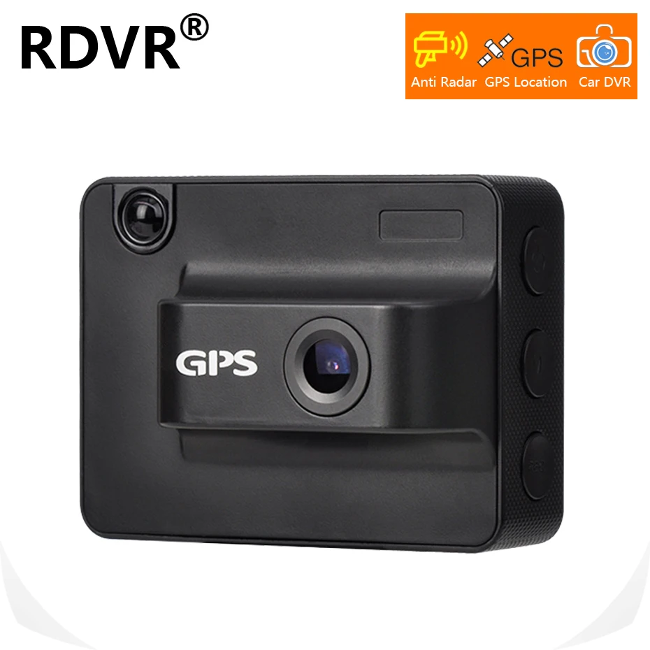 Новинка 3 в 1 антирадарный автомобильный радар-детектор DVR видеорегистратор с GPS локатором 720P видеорегистратор для России