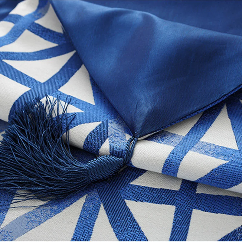 Желтые геометрические скатерти простые с принтом пыленепроницаемые