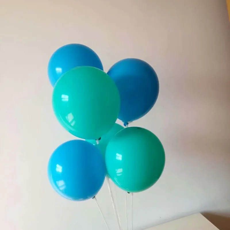 Поставка baloons 50 шт./партия 12 дюймов 3 2 г Круглый латексный светло синие шары