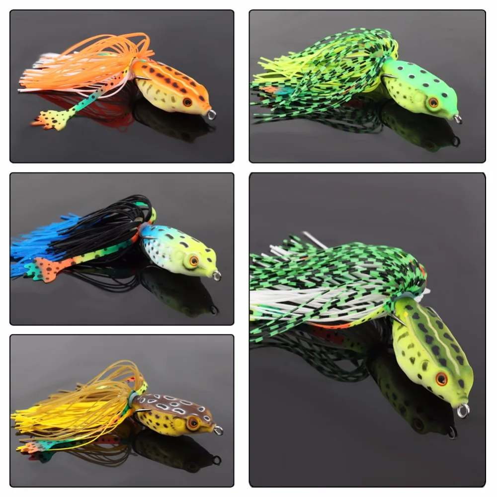 5 шт. рыболовная приманка лягушка 2 см 7 г|bass bait|fishing baitfrog fishing lure |