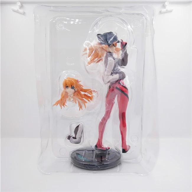 Haocaitoy Фигурки игрушки Asuka Langley Soryu спортивная одежда Аниме фигурки Evangelion Куклы Игрушки для коллекционирования подарок 23 см