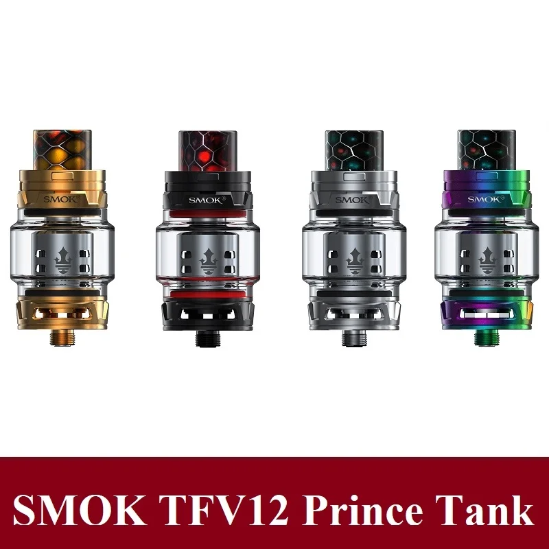 2017 новая электронная сигарета оригинал smok TFV12 принц Танк 8 мл огромный паром