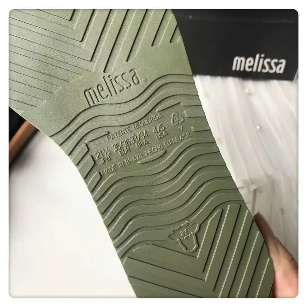 Новинка года; женские босоножки Melissa; бразильская женская обувь из прозрачного пластика; Женская Повседневная прозрачная обувь; женские сандалии Melissa