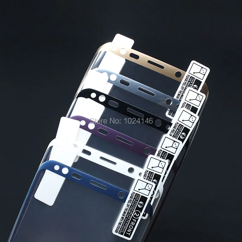 1 комплект 3D изогнутая пленка с полным покрытием мягкая ПЭТ для защиты экрана Samsung