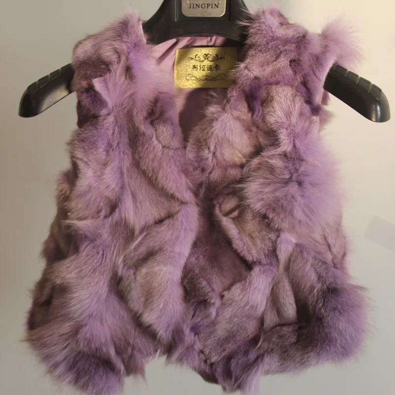 

Женский жилет из натурального Лисьего меха, короткая стильная безрукавка из натурального Лисьего меха для осени и зимы, 2022